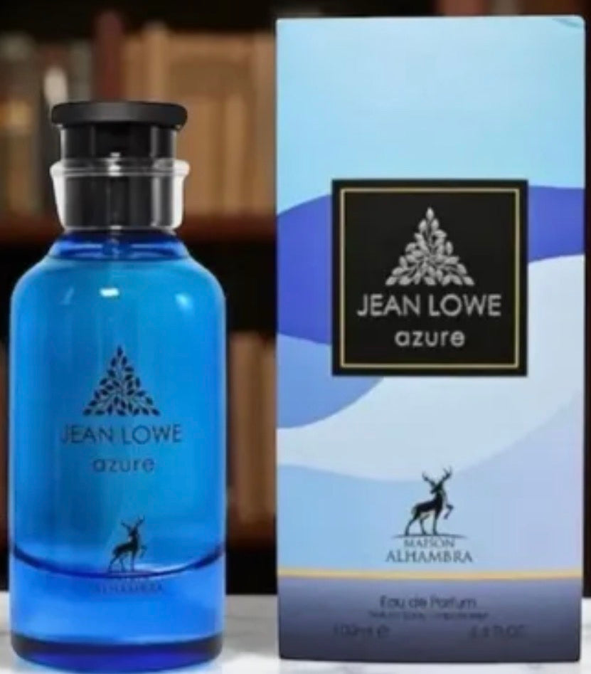 Jean Lowe Azure Eau de Parfum 100ml – Fresh Clean Masculine Men’s Cologne