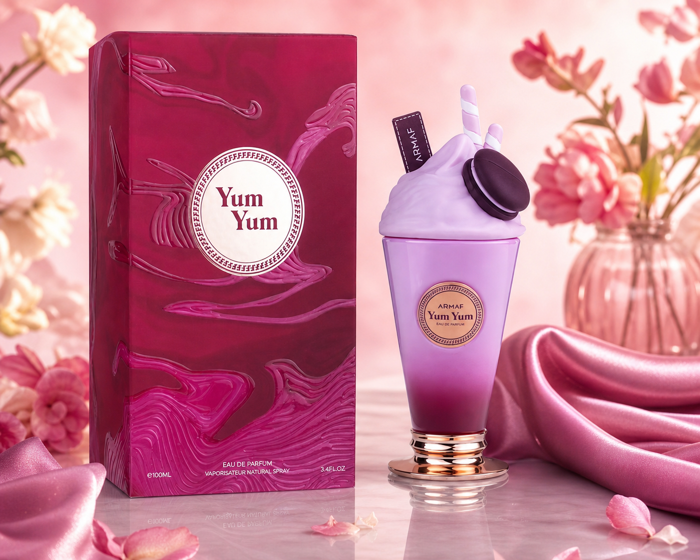 Armaf Yum Yum Eau De Parfum – Sweet Gourmand Floral Perfume | 3.4oz | New In Box